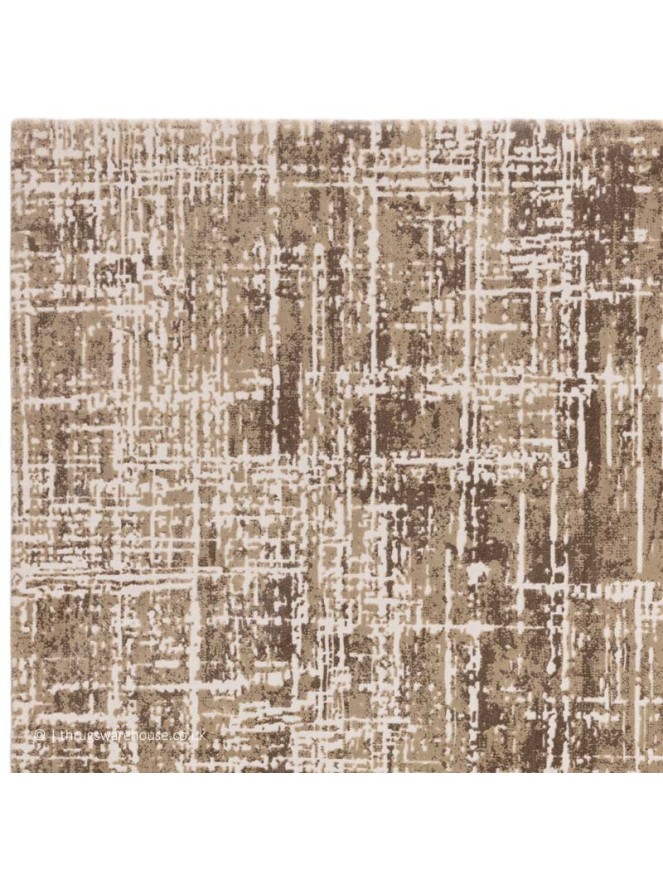 Kuza Abstract Beige Rug - 4