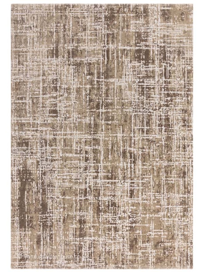 Kuza Abstract Beige Rug - 7