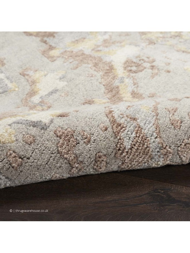 Silk Shadows Silver Rug - 5