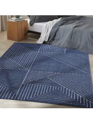 Balance Geo Navy Rug - Thumbnail - 3