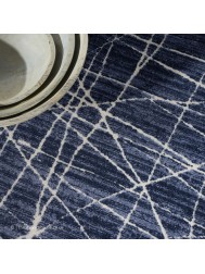 Balance Abstract Blue Rug - Thumbnail - 4