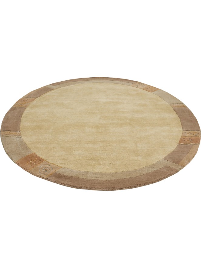Manali Vanilla Circle Rug - 7