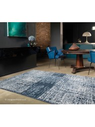 Torino Petrol Blue Rug - Thumbnail - 2