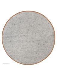 NY Whitesmoke Terra Circle Rug - Thumbnail - 5