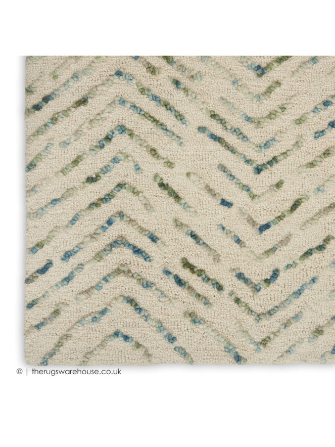 Maleo Ivory Green Rug - 5
