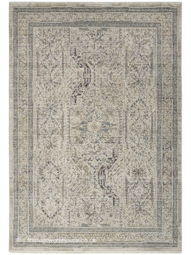 Elmira Ivory Blue Rug - 6