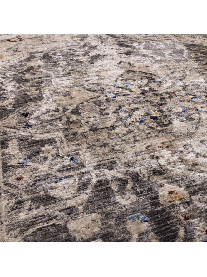 Charcoal Medallion Rug - 4