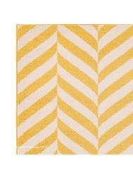 Yellow Chevrons Rug - Thumbnail - 4