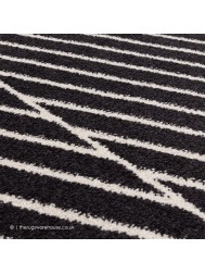 Black Linear Rug - Thumbnail - 3