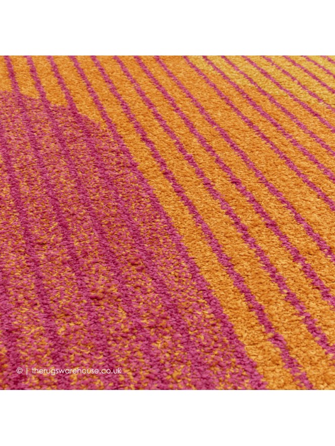 Orange Retro Rug - 3