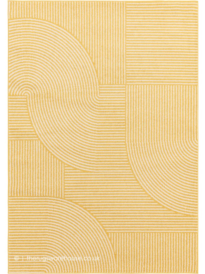 Yellow Geo Rug - 7
