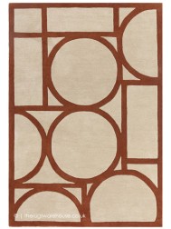 Metro Rust Rug - Thumbnail - 6